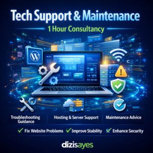 Tech Support & Maintenance – 1 Hour Consultancy