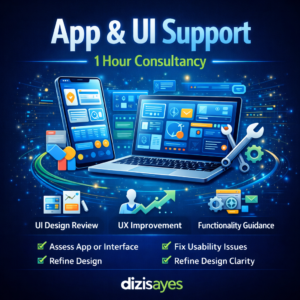 App & UI Support – 1 hour consultancy