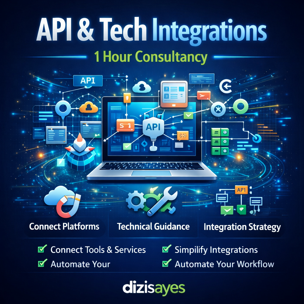API & Tech Integrations (Starter) -1 hour consultancy